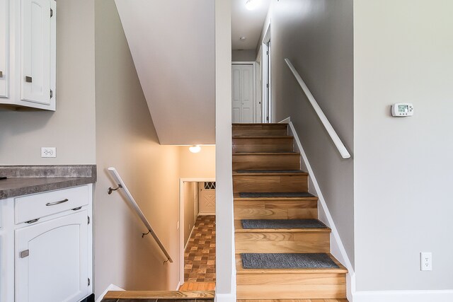 view of stairs