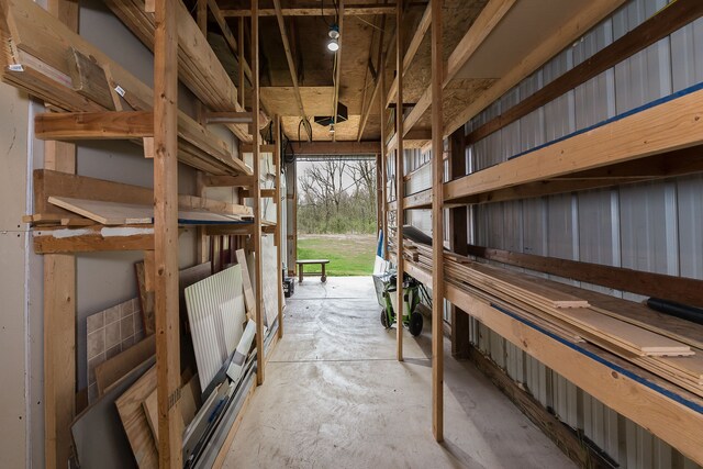view of horse barn