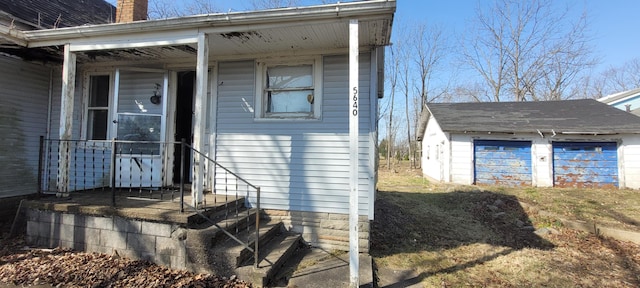 5640 Blue Star Hwy, South Haven, MI 49090 - view of exterior entry featuring a chimney