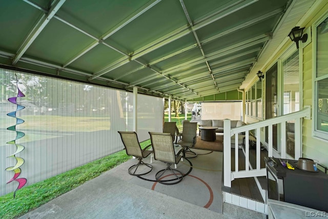 view of patio / terrace with outdoor dining space