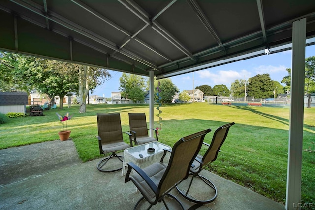 view of patio