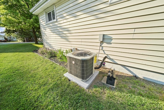 exterior details featuring cooling unit