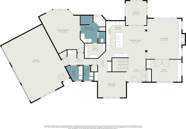 8821 Summerset Woods Ct SE, Alto, MI 49302 - property floor plan