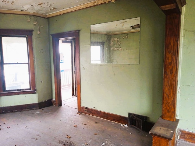 6050 Vermont St, Detroit, MI 48208 - spare room featuring visible vents