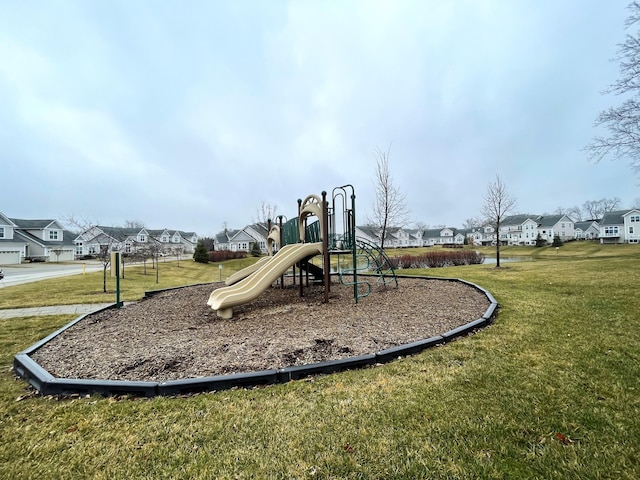 2667 Oxford Cir, Ann Arbor, MI 48103 - community jungle gym with a residential view and a lawn