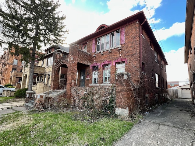 3741 Tyler St, Detroit, MI 48238 - view of front of home featuring brick siding