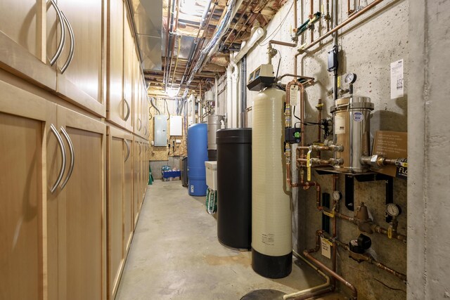 utility room with electric panel