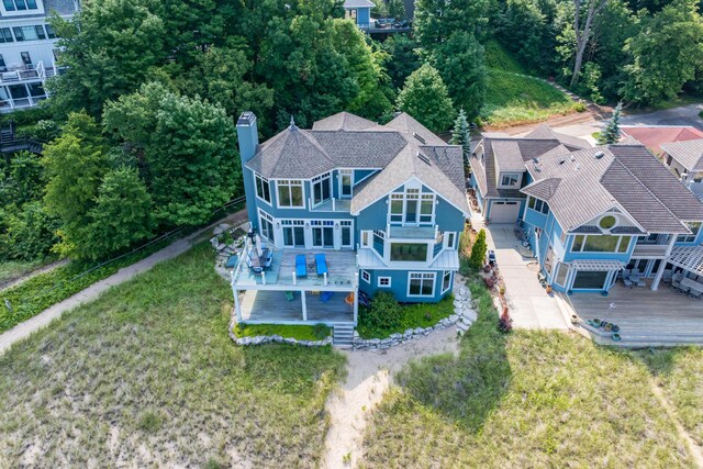 drone / aerial view