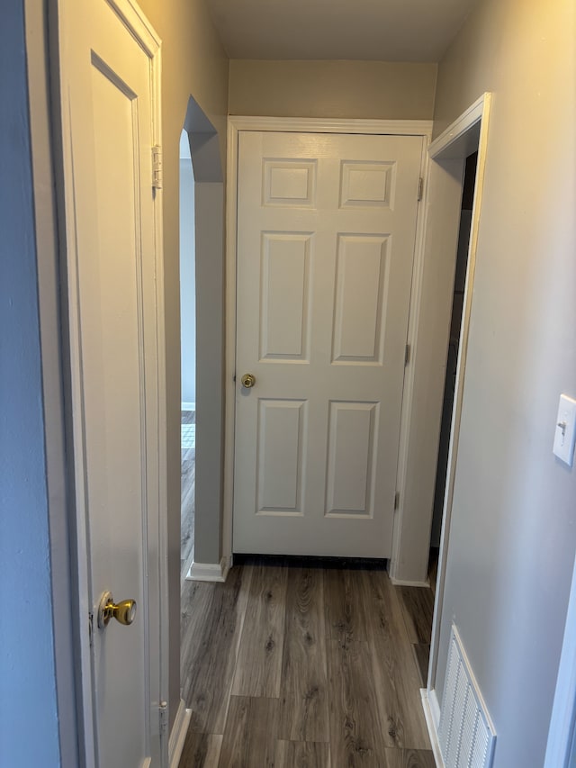 18484 Ashton Ave, Detroit, MI 48219 - hallway with visible vents and wood finished floors