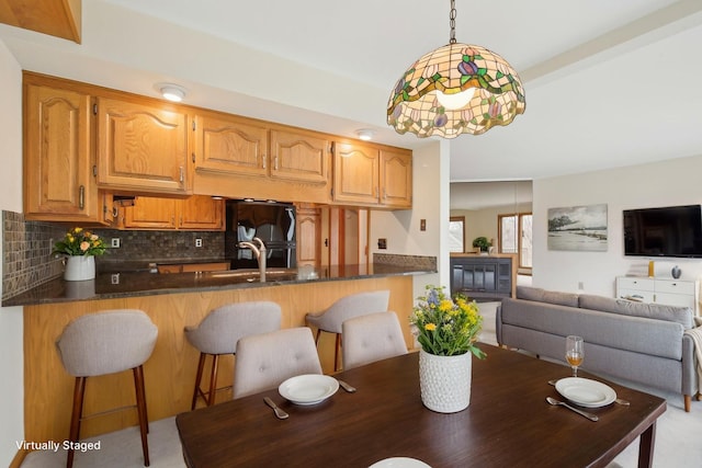 view of dining space