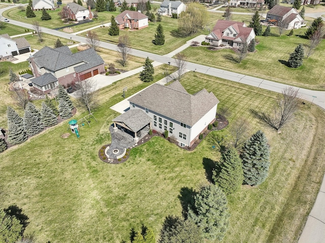7416 Secretariat Dr, Saline, MI 48176 - aerial view featuring a residential view
