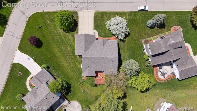 328 Split Rail Rdg, Williamston, MI 48895 - aerial view of property and surrounding area