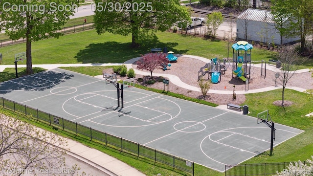 328 Split Rail Rdg, Williamston, MI 48895 - view of sport court featuring community basketball court