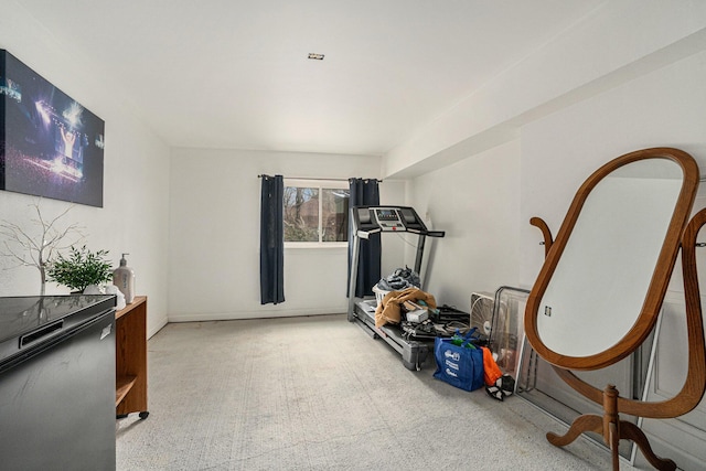 view of workout room