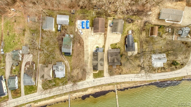 3387 Round Lake Hwy, Manitou Beach, MI 49253 - bird's eye view of a nearby body of water