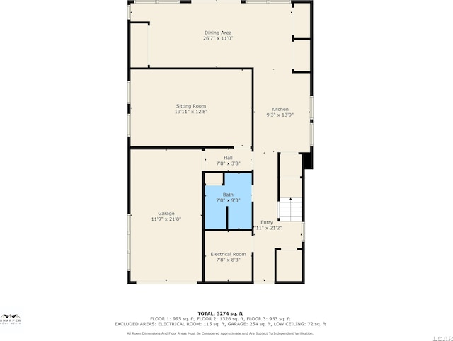 3387 Round Lake Hwy, Manitou Beach, MI 49253 - view of home floor plan