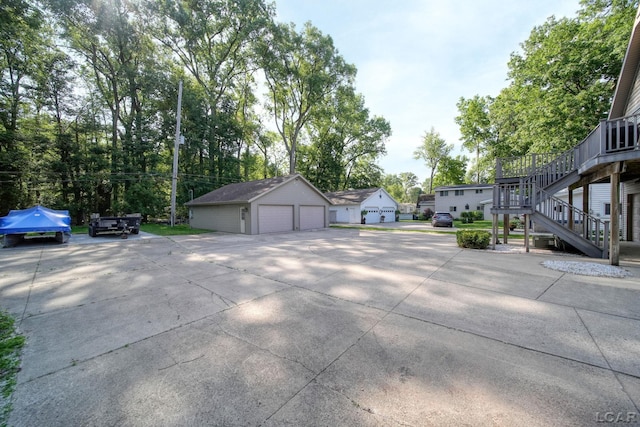3387 Round Lake Hwy, Manitou Beach, MI 49253 - view of detached garage