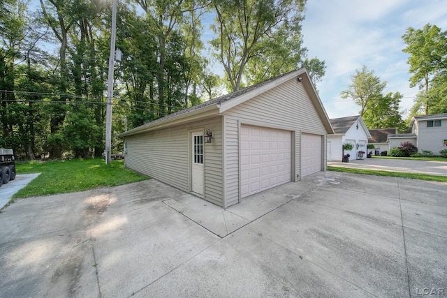 3387 Round Lake Hwy, Manitou Beach, MI 49253 - view of detached garage