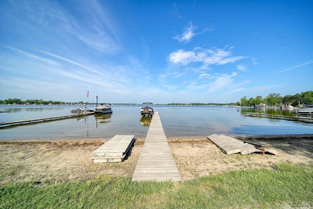 3387 Round Lake Hwy, Manitou Beach, MI 49253 - dock with a water view
