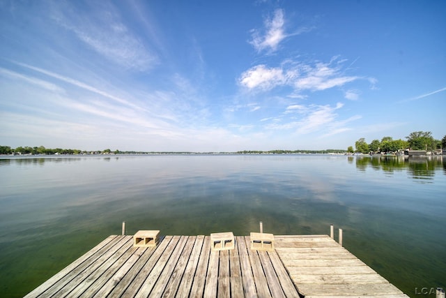 3387 Round Lake Hwy, Manitou Beach, MI 49253 - dock with a water view