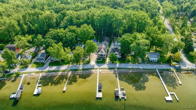 3387 Round Lake Hwy, Manitou Beach, MI 49253 - aerial view of a forest