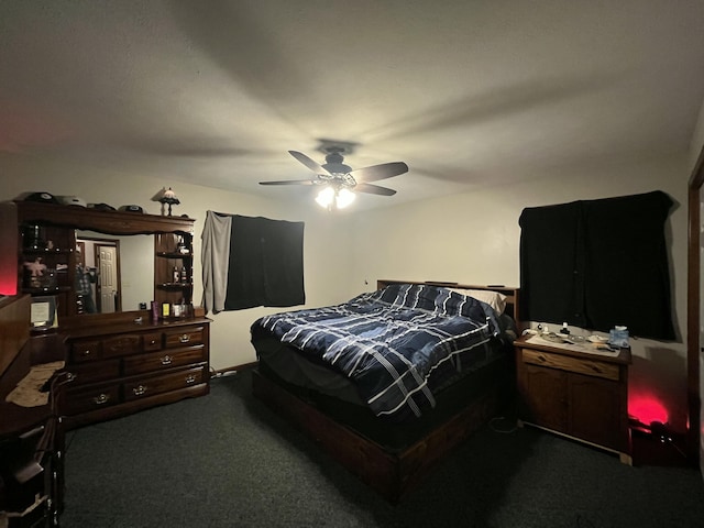 9610 Grange Ave NE, Rockford, MI 49341 - carpeted bedroom featuring a ceiling fan