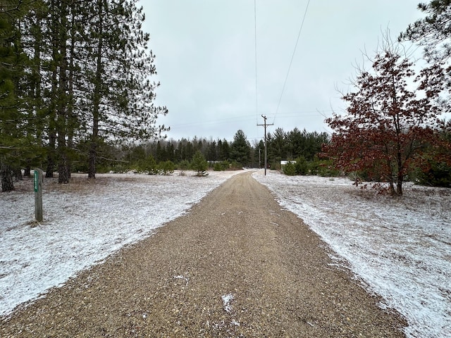 view of road