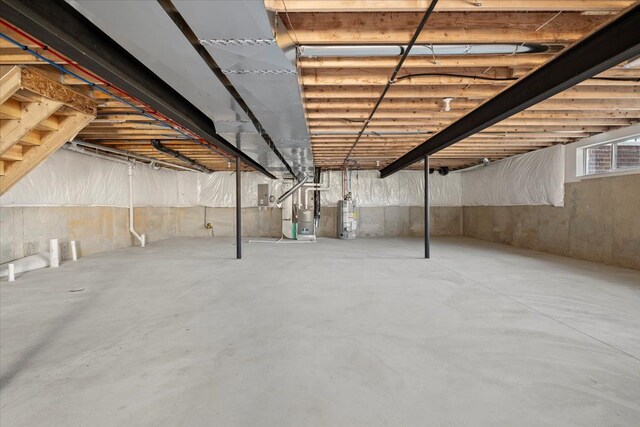 24599 Brookshire Dr, Macomb, MI 48042 - below grade area with heating unit and gas water heater