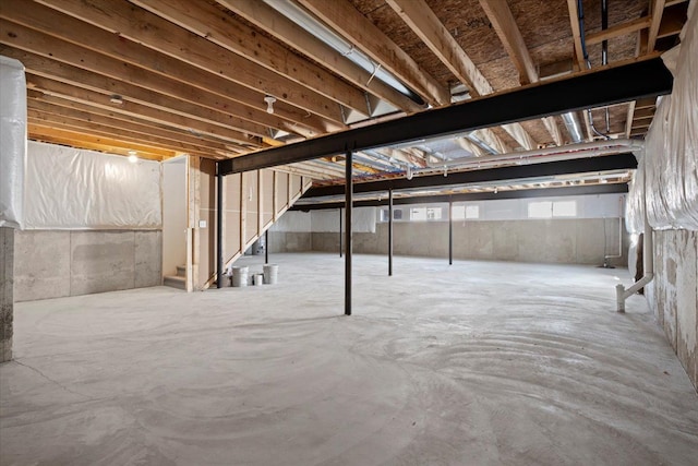 24599 Brookshire Dr, Macomb, MI 48042 - basement with stairway
