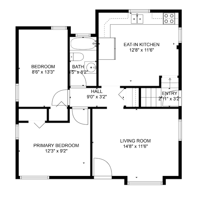 81 E Fairmount Ave, Pontiac, MI 48340 - plan
