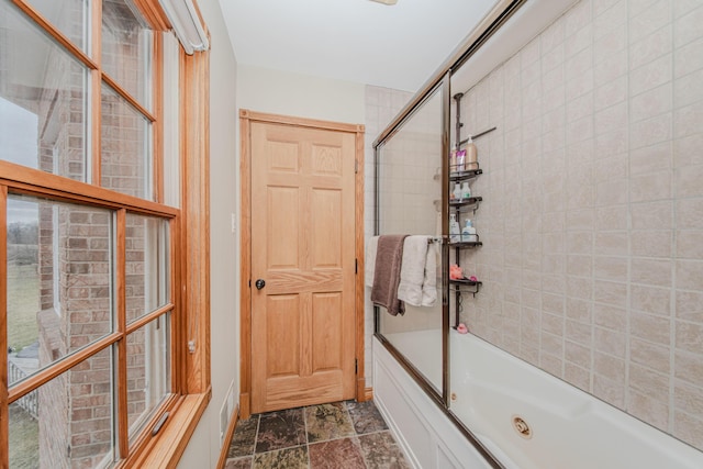 5050 Pleasant Lake Rd, Ann Arbor, MI 48103 - bathroom featuring a combined bath / shower with jetted tub