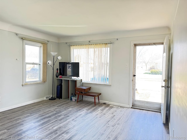 24275 Valley Ave, Eastpointe, MI 48021 - entryway with wood finished floors and baseboards