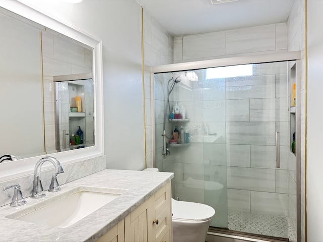 24275 Valley Ave, Eastpointe, MI 48021 - bathroom featuring a shower stall and vanity