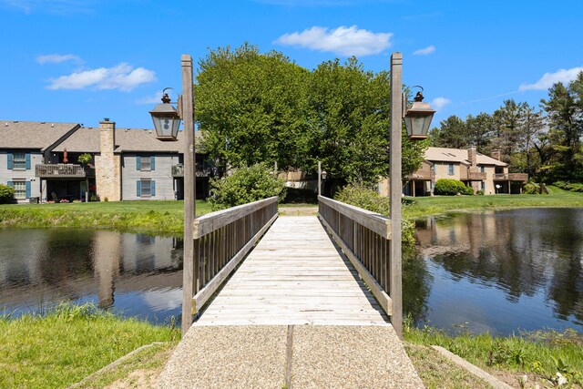 17650 Woodbridge Rd # 1, Spring Lake, MI 49456 - dock area featuring a water view