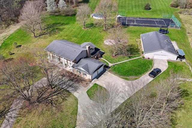 drone / aerial view