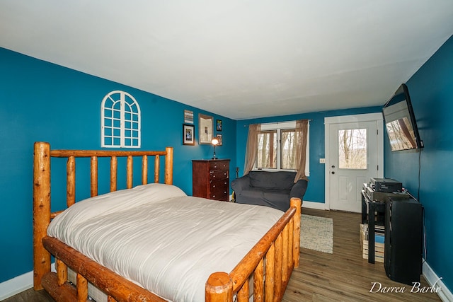 3770 Pine Ln, Saranac, MI 48881 - bedroom with wood finished floors and baseboards