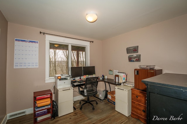 3770 Pine Ln, Saranac, MI 48881 - office with wood finished floors and baseboards