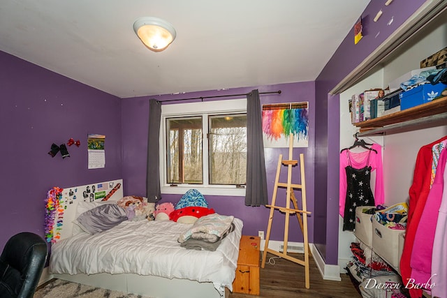 3770 Pine Ln, Saranac, MI 48881 - bedroom with wood finished floors and baseboards