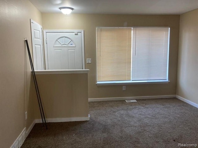 20442 Greenlawn St, Detroit, MI 48221 - empty room featuring carpet, baseboards, and visible vents