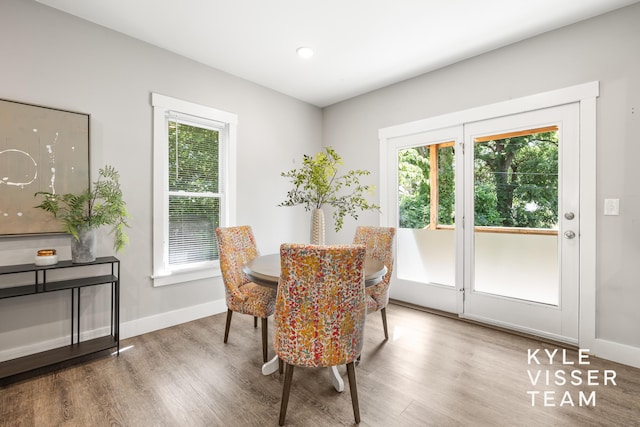 135 Houseman Ave NE, Grand Rapids, MI 49503 - dining room with wood finished floors and recessed lighting