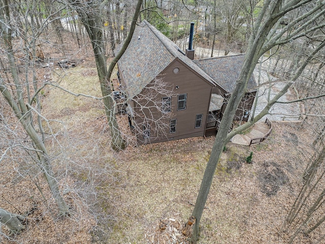 drone / aerial view
