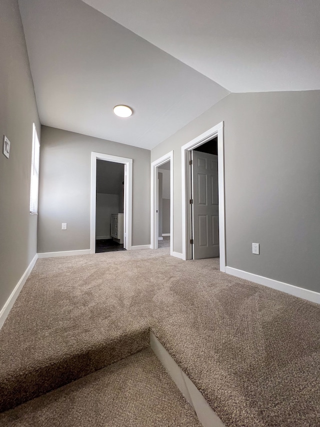 interior space featuring baseboards