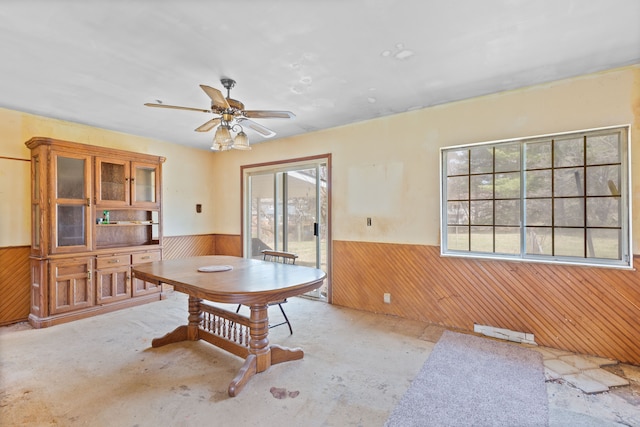 2975 Hadden Rd, Rochester, MI 48306 - dining area with wood walls and wainscoting