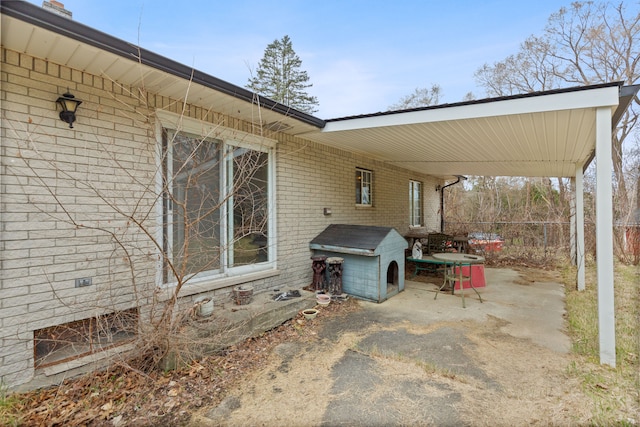 2975 Hadden Rd, Rochester, MI 48306 - view of patio with a carport