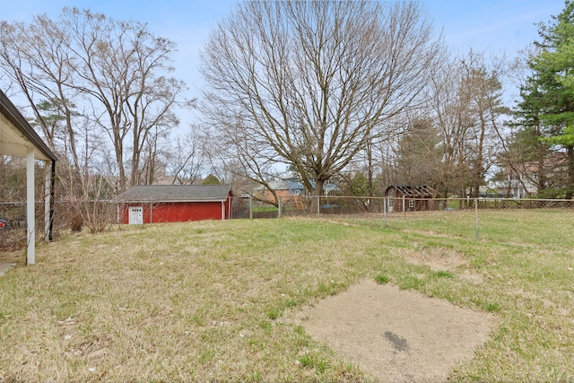 2975 Hadden Rd, Rochester, MI 48306 - view of yard with a barn, fence, and an outdoor structure