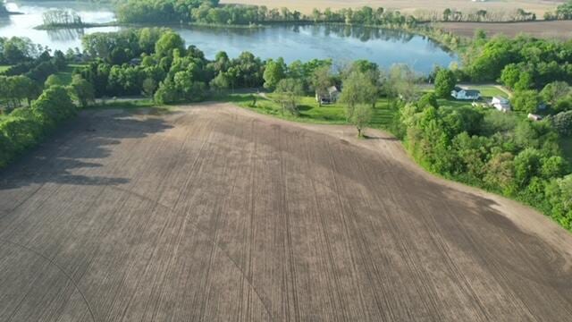6395 W U Ave, Schoolcraft, MI 49087 - aerial view of property's location with a large body of water