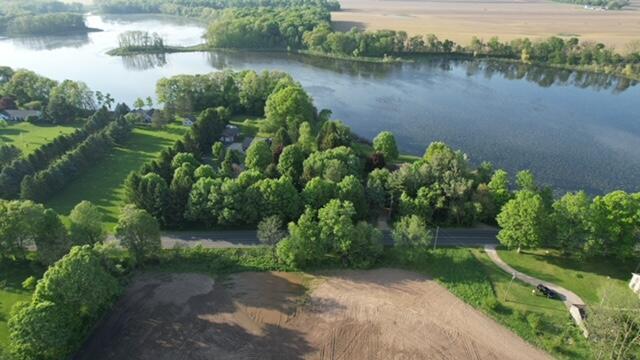 6395 W U Ave, Schoolcraft, MI 49087 - aerial view of a nearby body of water