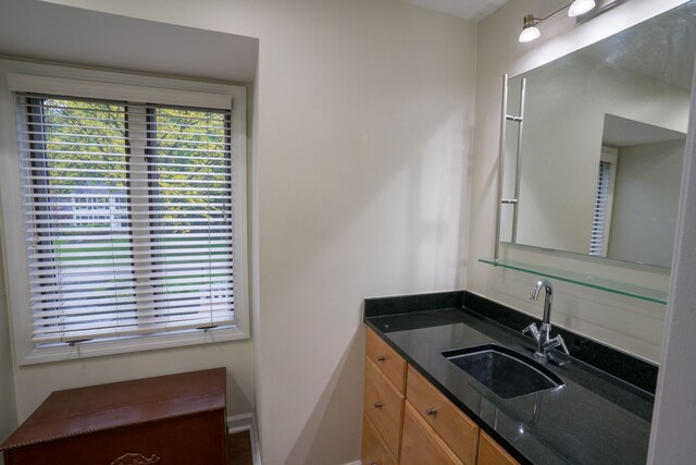 45778 Fermanagh Dr, Northville, MI 48168 - bathroom featuring vanity and baseboards