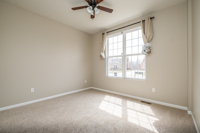 49128 Rainbow Ln S, Northville, MI 48168 - unfurnished room with visible vents, baseboards, and carpet