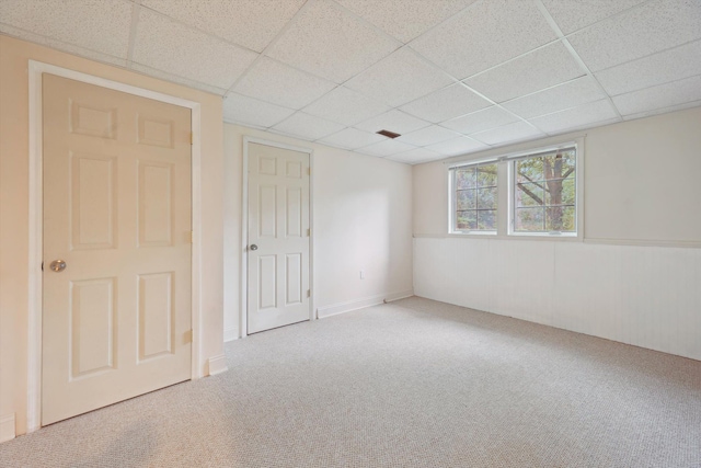 45055 Walnut Rdg, Northville, MI 48168 - carpeted spare room with a drop ceiling